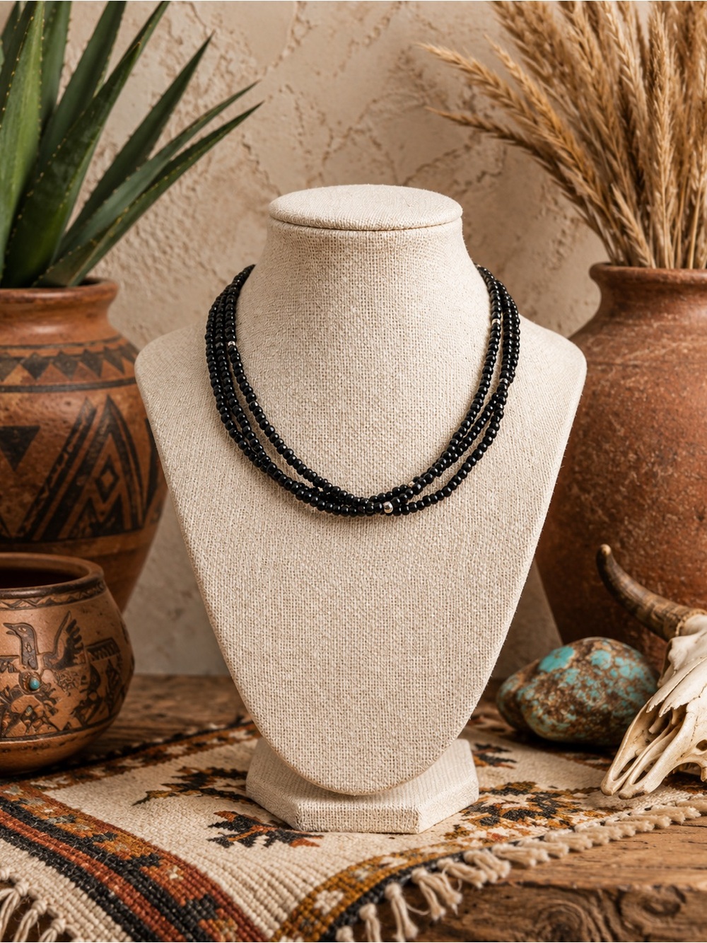 SILPDA• Genuine Onyx Necklace